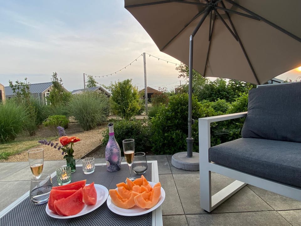 Marina Strandbad Wellness-Chalet Romantik Haus Nr 411 House in Gelderland, Netherlands