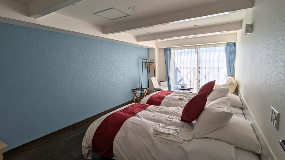Bed, Photo of the whole room, Bedroom, Sea view
