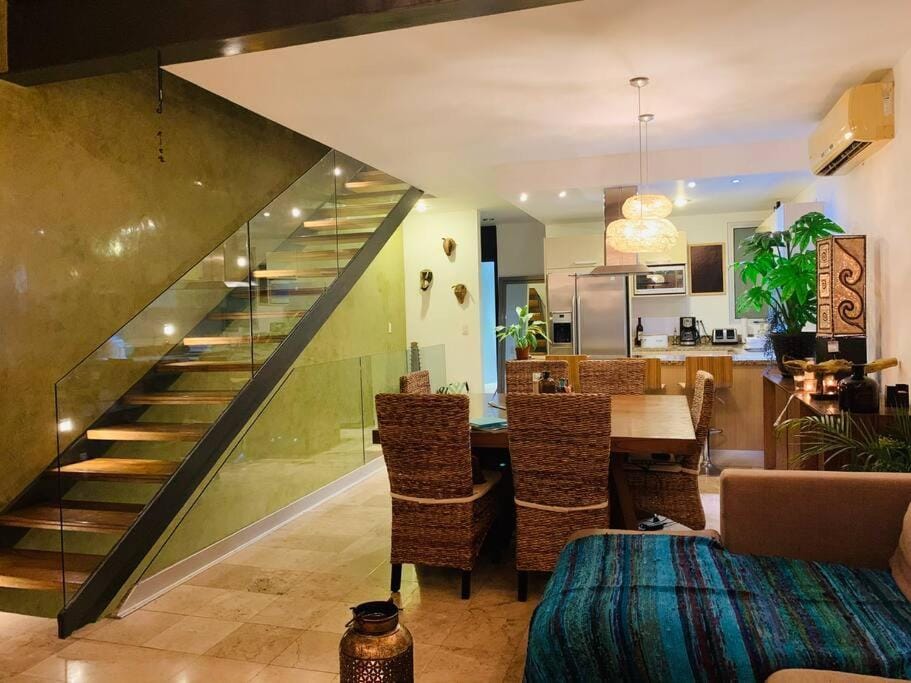 Beautiful Bali-Boho design Loft - Two blocks from sea Apartment in Playa del Carmen