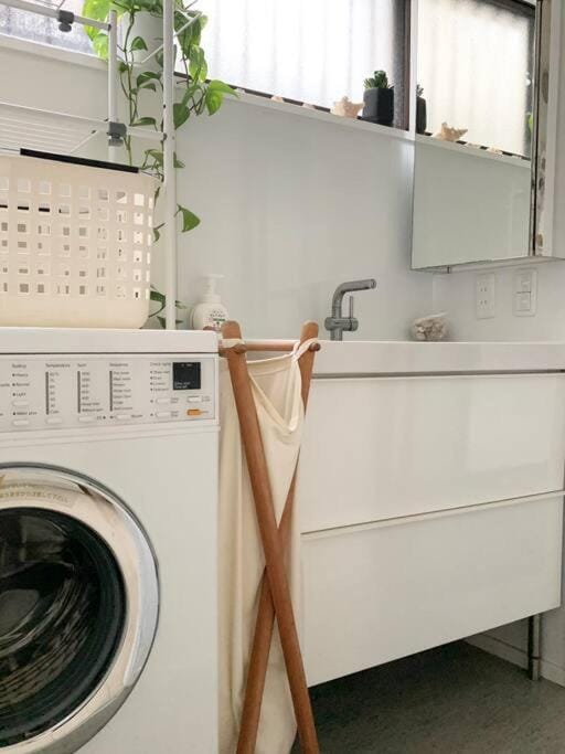 Bathroom, washing machine