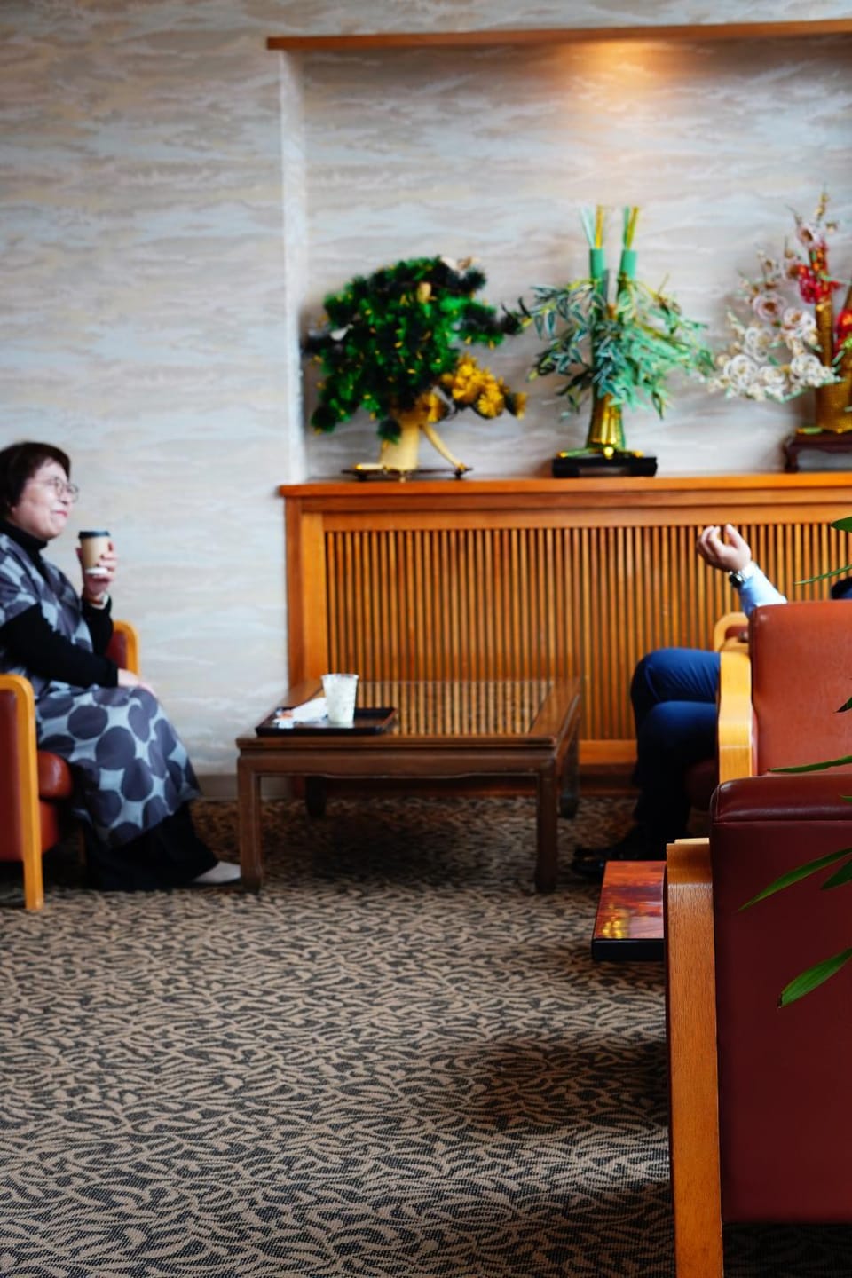 People, Lobby or reception, Seating area, group of guests
