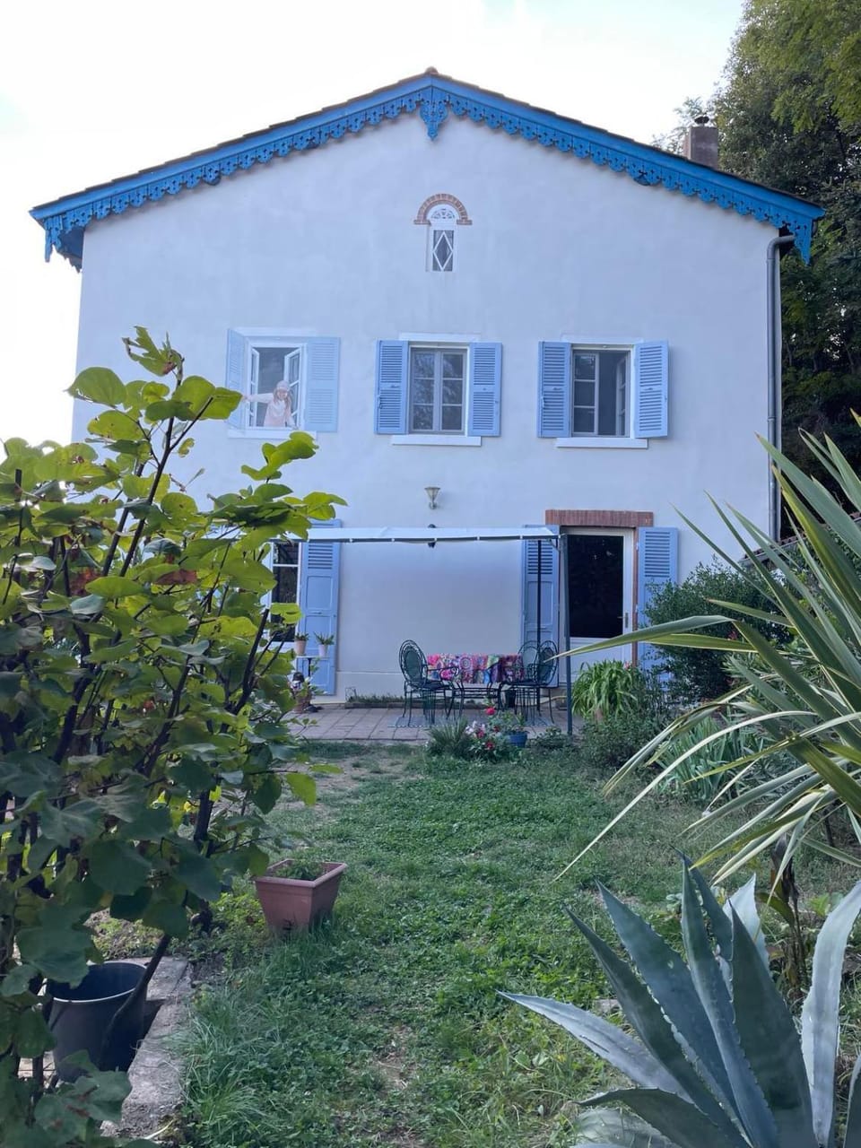Property building, Garden view