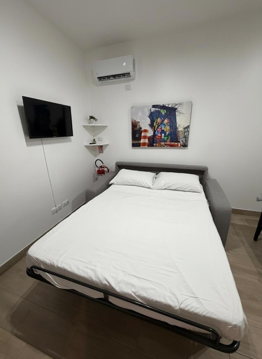 Bed, TV and multimedia, Photo of the whole room, Bedroom, air conditioner