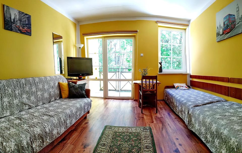 Property building, Bed, TV and multimedia, Living room, Photo of the whole room, Bedroom