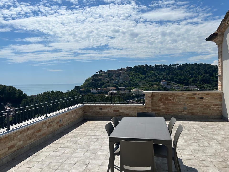 Natural landscape, View (from property/room), Balcony/Terrace, Sea view