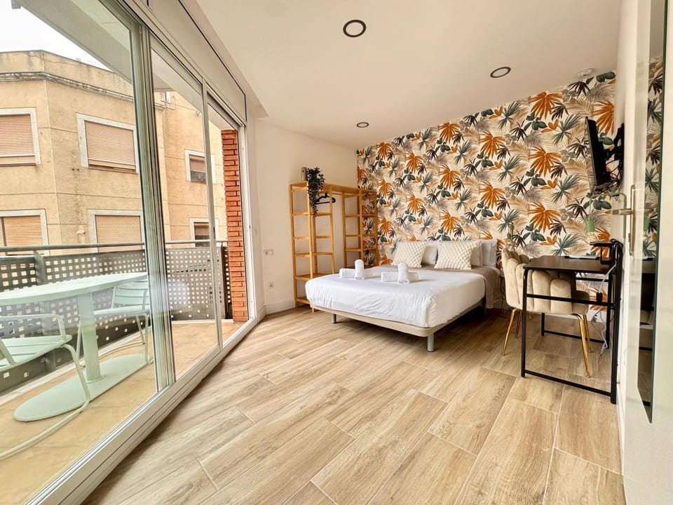 Balcony/Terrace, Photo of the whole room, Bedroom