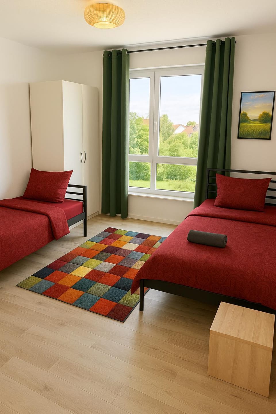 Ideal für Monteure 3 Zimmer Apartment mit Küche, Waschmaschine, Bad, WiFi, Flat TV usw Apartment in Halle Saale