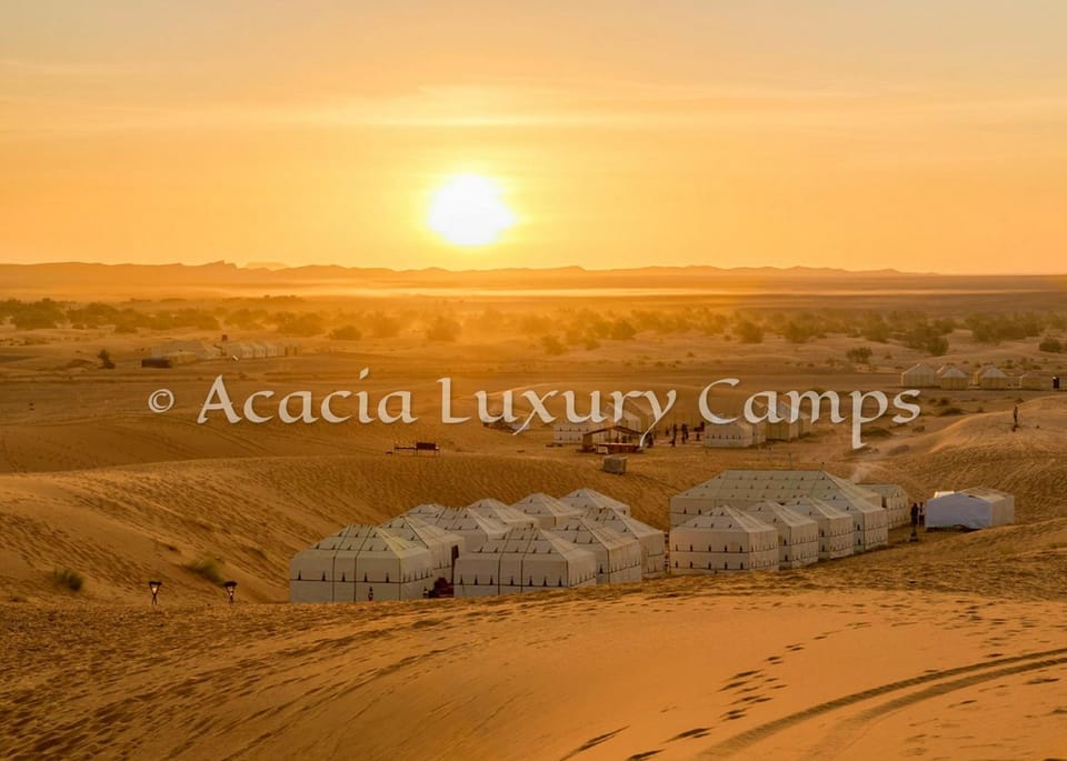 Merzouga Desert Camps Luxury tent in Morocco