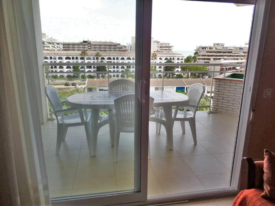 Apartamento 4 pax con piscina en la playa de Peñíscola Apartment in Peniscola