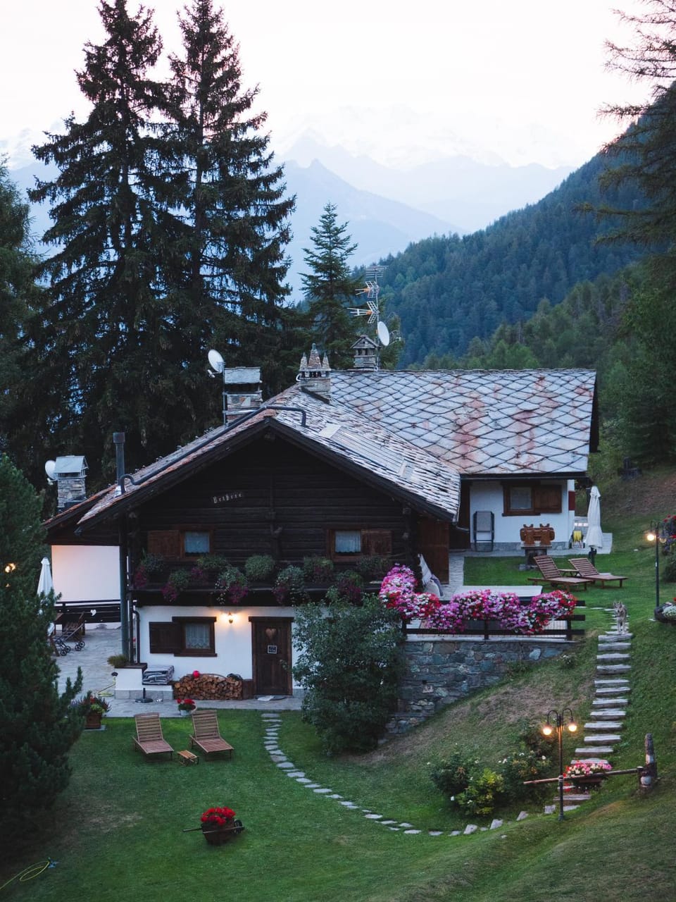 Property building, Garden