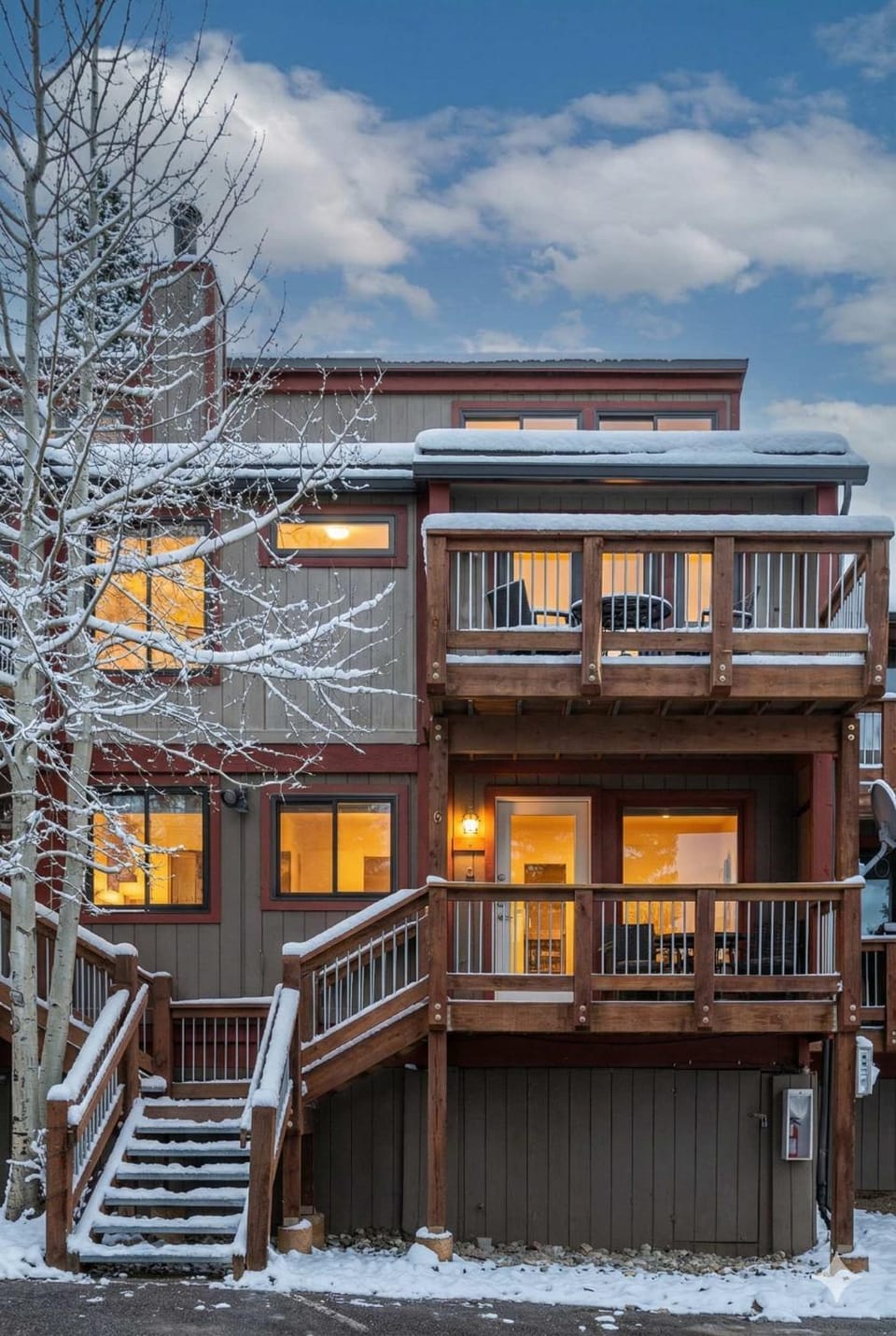 3BR with Mountain Views on FREE Bus Line House in Breckenridge