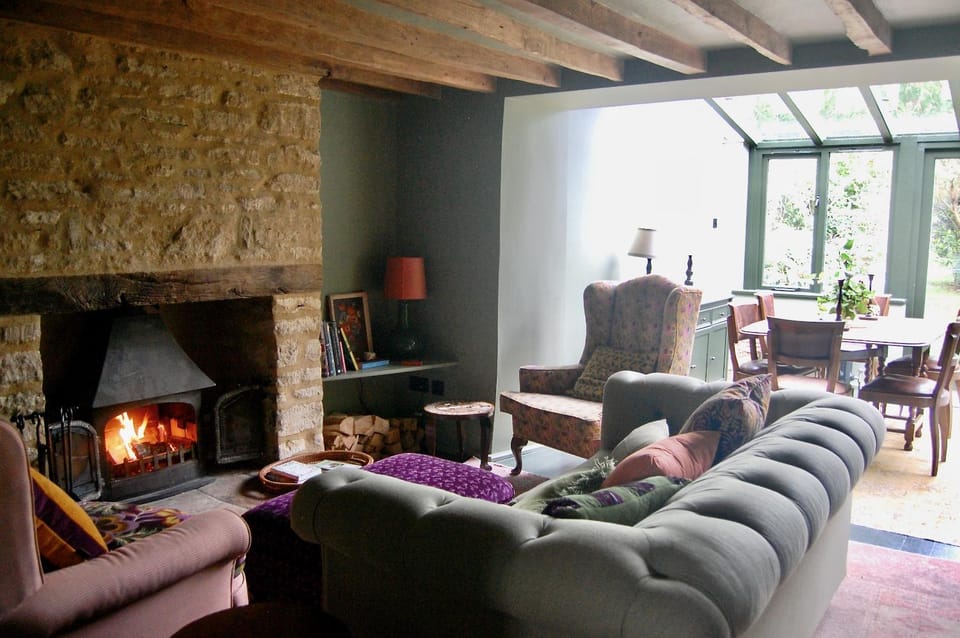 Living room, Seating area, flat iron