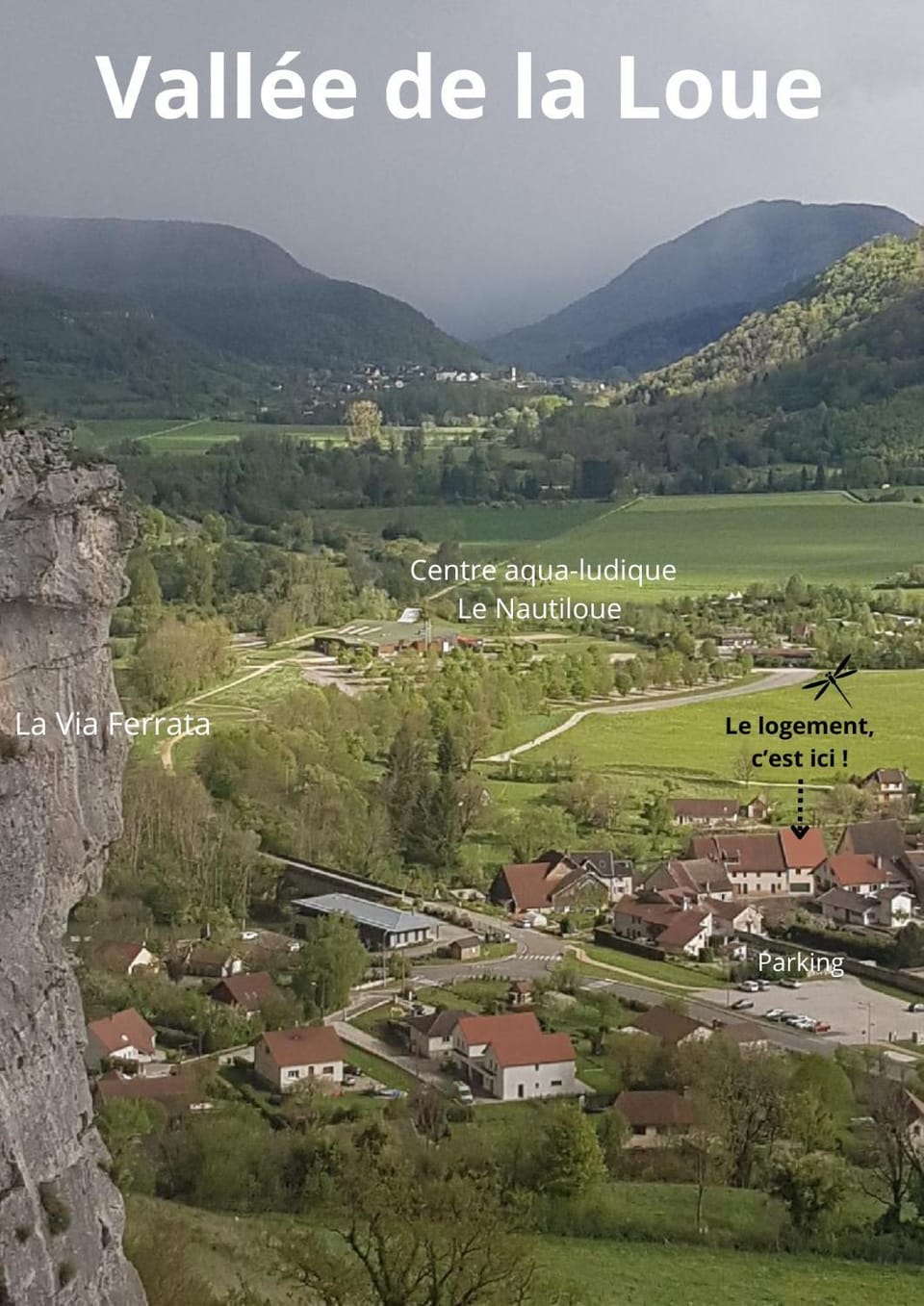 Maison de Vacances - vue panoramique rivière House in Jura