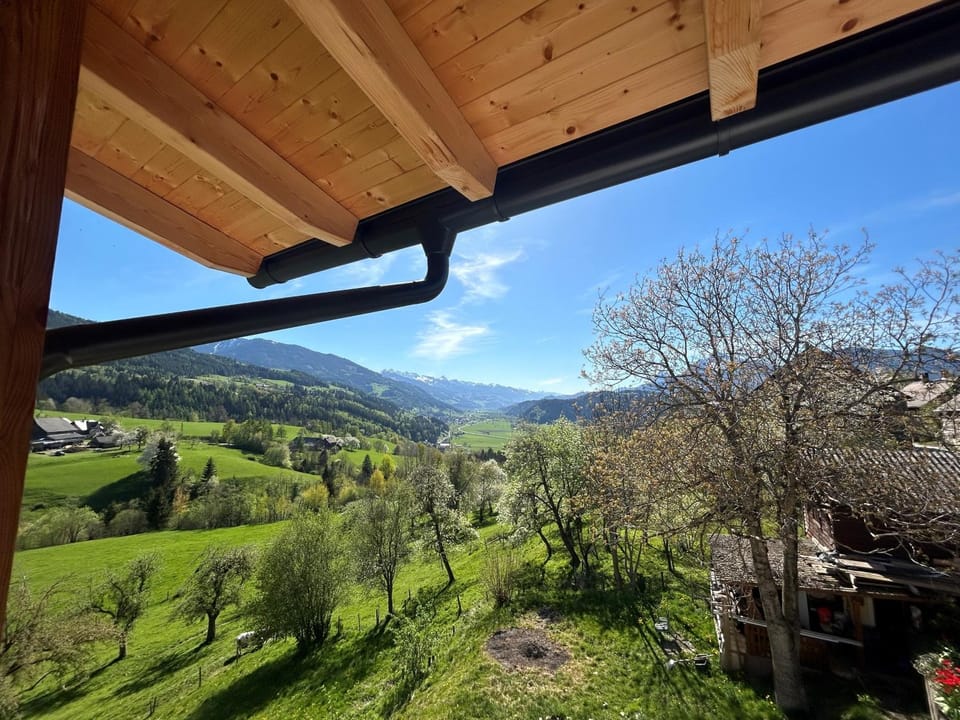 Spring, Natural landscape, Mountain view