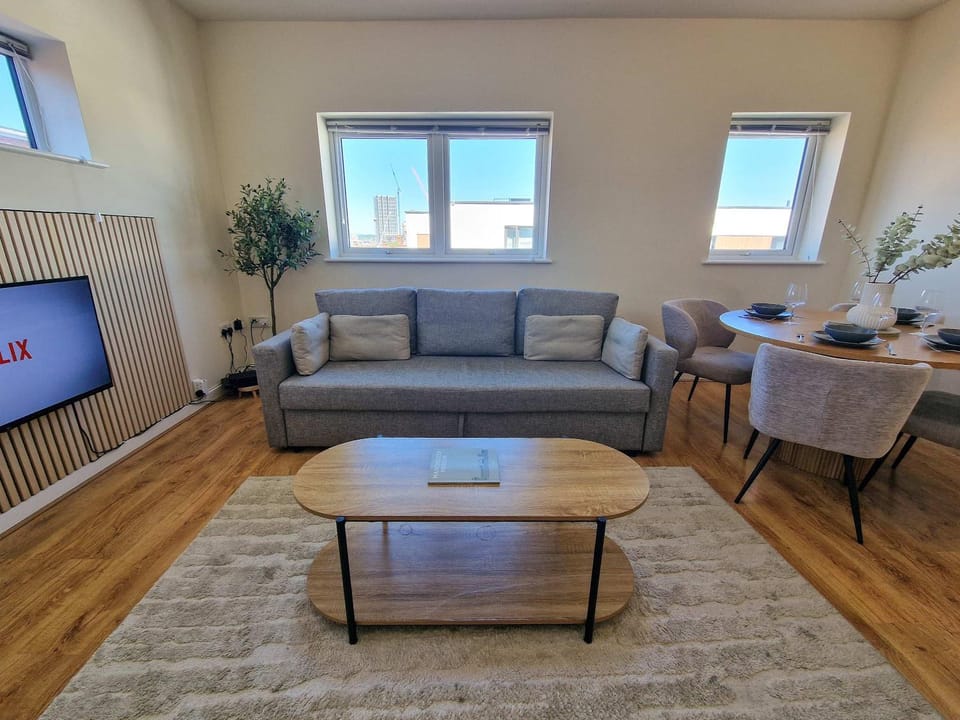 2 Bed City Centre Flat Free Parking House in Manchester