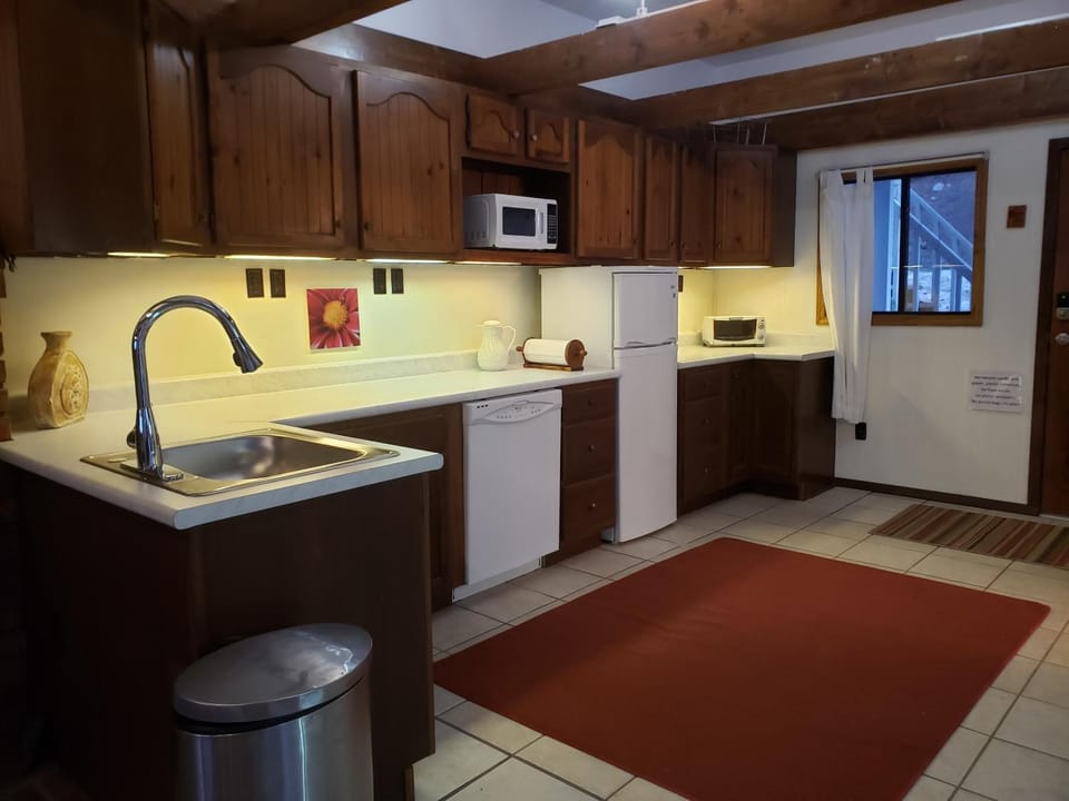 Kitchen or kitchenette, dishwasher, minibar