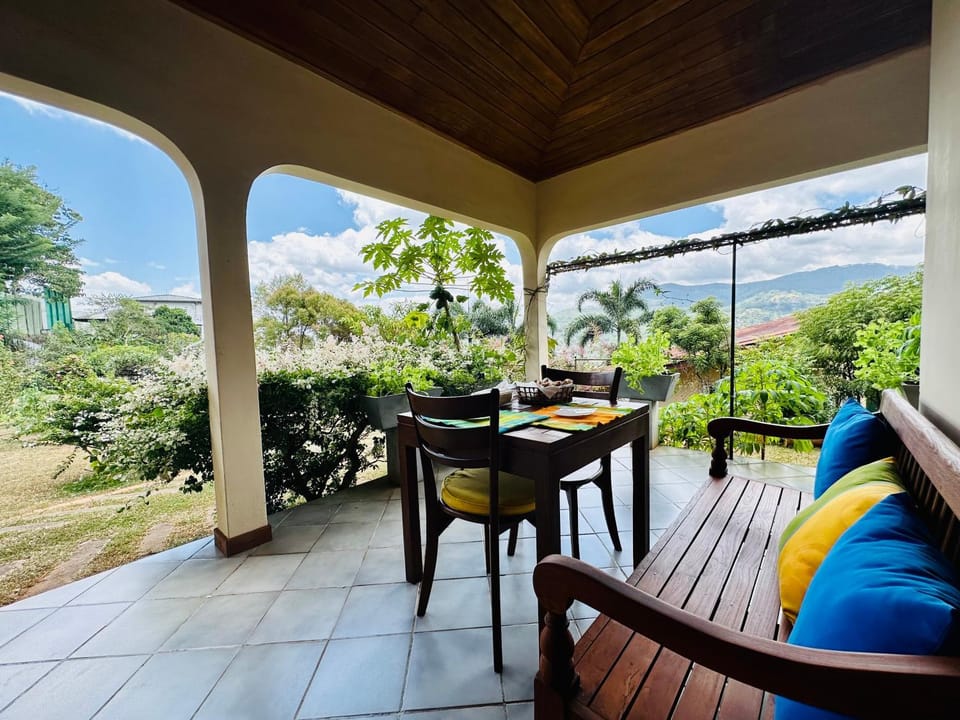 Patio, Seating area, Mountain view