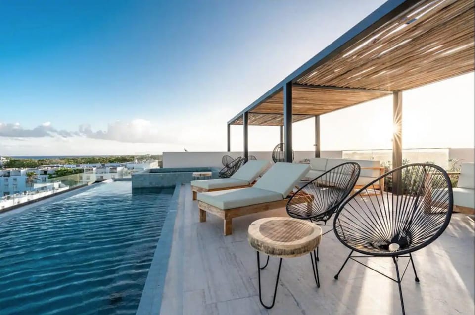 KAAB Condo with ocean view pool Apartment in Playa del Carmen