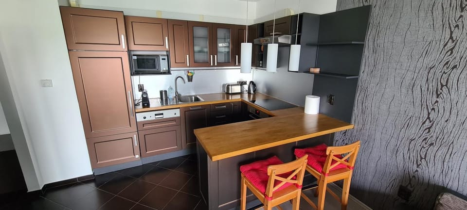 Kitchen or kitchenette, Dining area, dishwasher, oven
