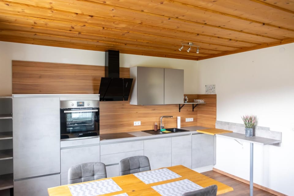 Kitchen or kitchenette, Dining area, stove