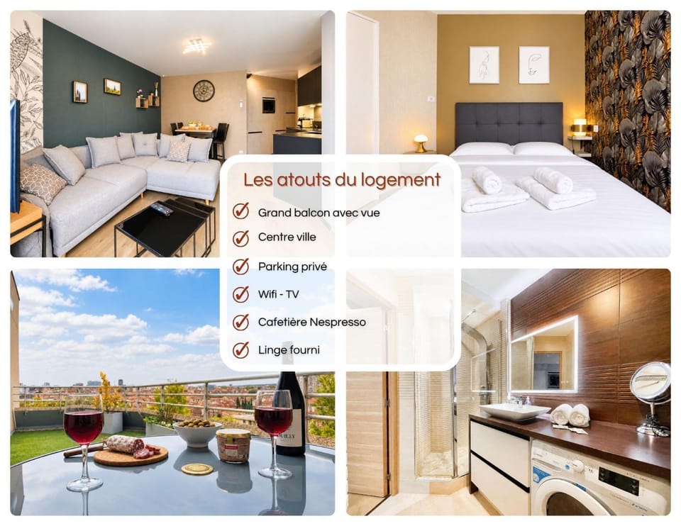Shower, Bed, Bathroom, Balcony/Terrace, Kitchen or kitchenette, Living room, Photo of the whole room, Dining area, Bedroom, heating, internet, stove, towels, washing machine, air conditioner