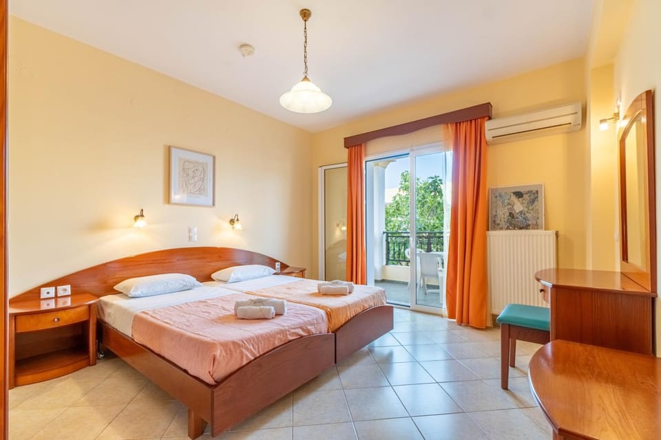 Property building, Living room, Bedroom