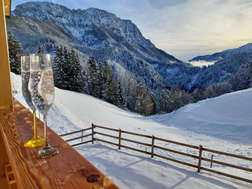 Natural landscape, Winter, View (from property/room), Balcony/Terrace, Mountain view
