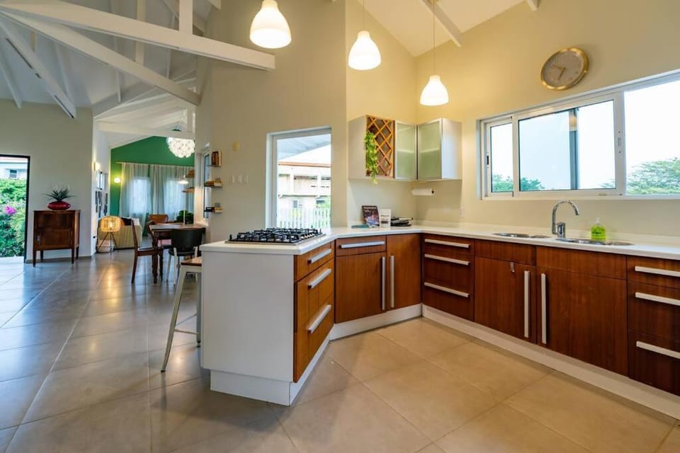 Sunny & Breezy, Tropical 3 BR villa with pool Apartment in Jan Thiel