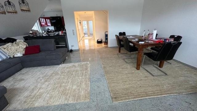 Living room, Seating area, Dining area