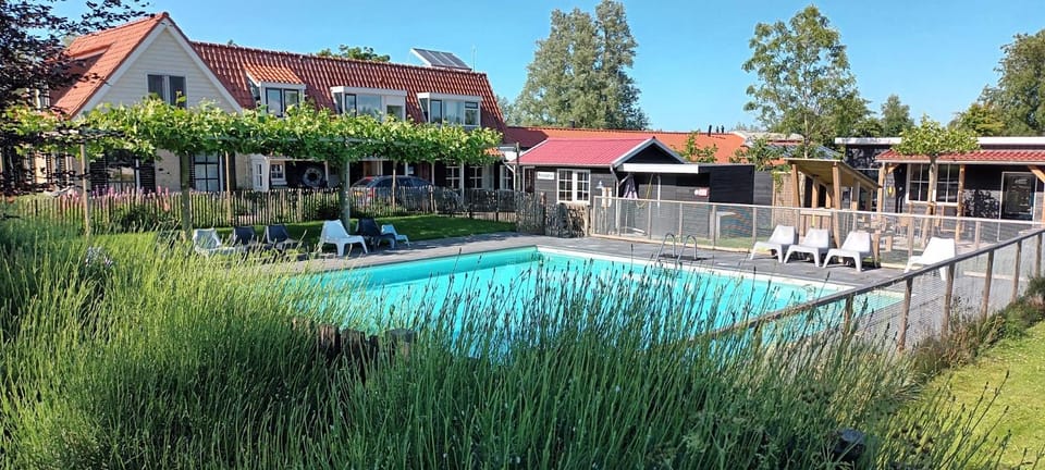 Property building, Pool view, Swimming pool