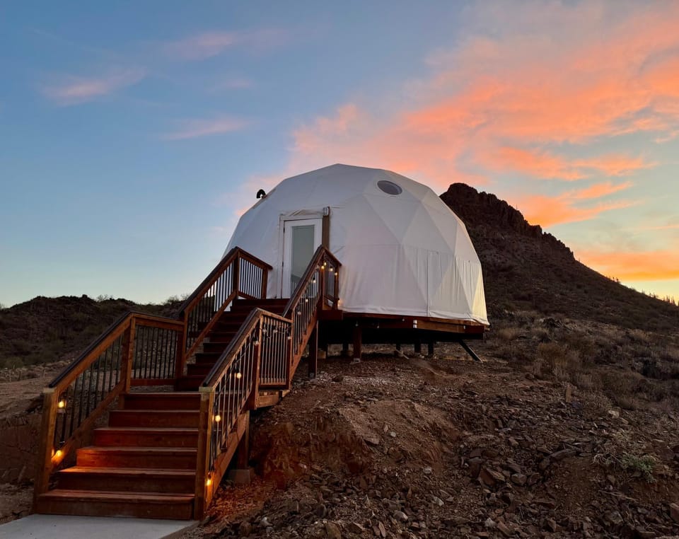 Stargazer- The Dome Life Luxury tent in New River