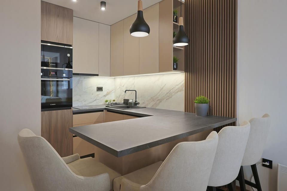 Kitchen or kitchenette, Dining area, minibar, pet friendly, stove