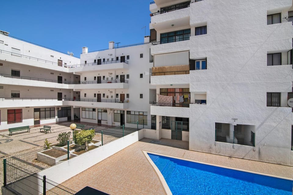 Property building, Living room, Swimming pool