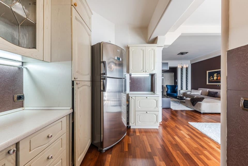 Kitchen or kitchenette, dishwasher