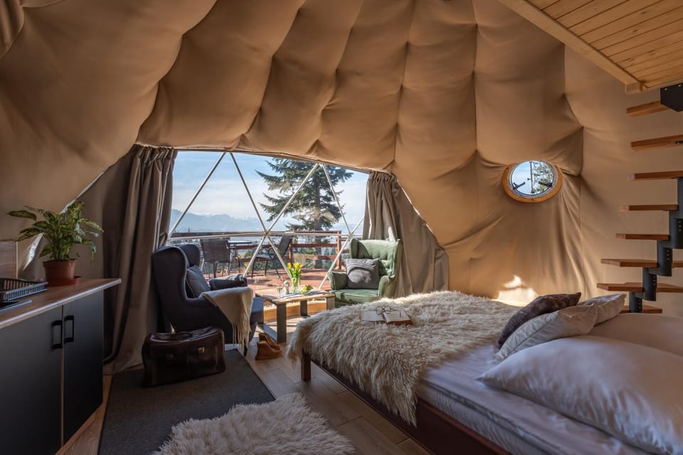Tatra Glamp Tarasówka - Sieć noclegowa Tatra Glamp Luxury tent in Lesser Poland Voivodeship