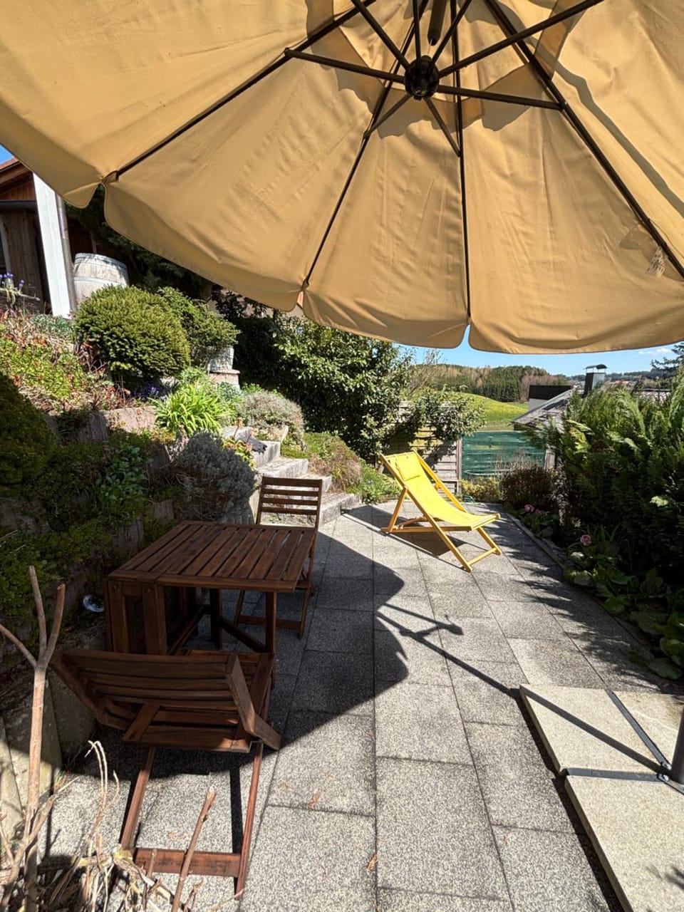 Balcony/Terrace, Garden view