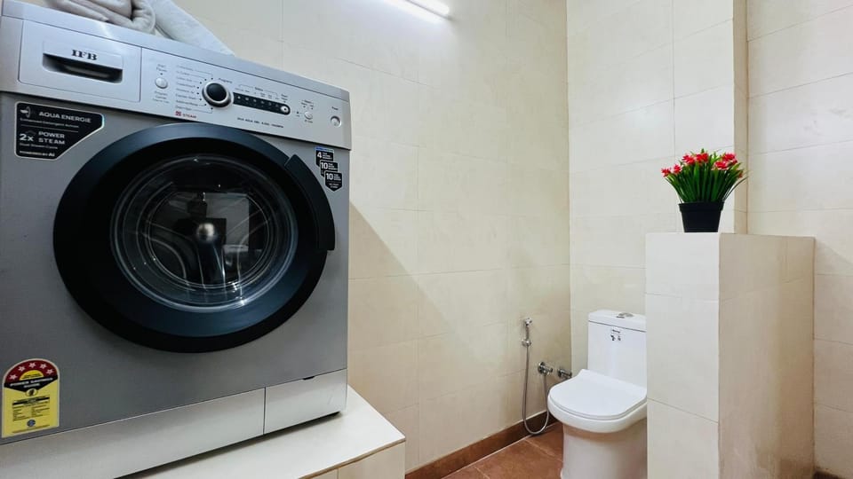 Bathroom, washing machine