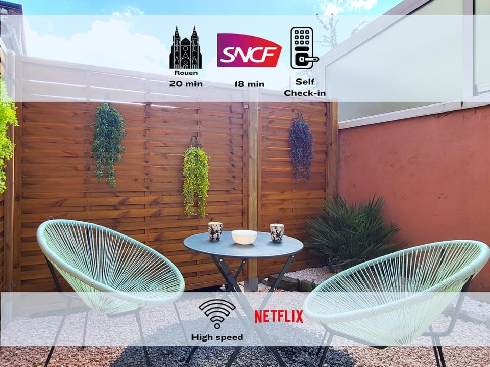 Patio, Day, Dining area, Text overlay