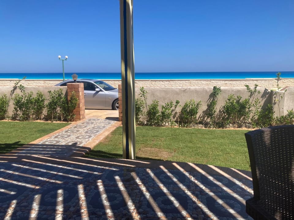 Day, Beach, Sea view, sunbed