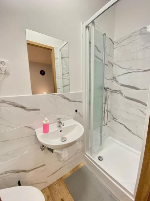 Shower, Toilet, Bathroom, towels