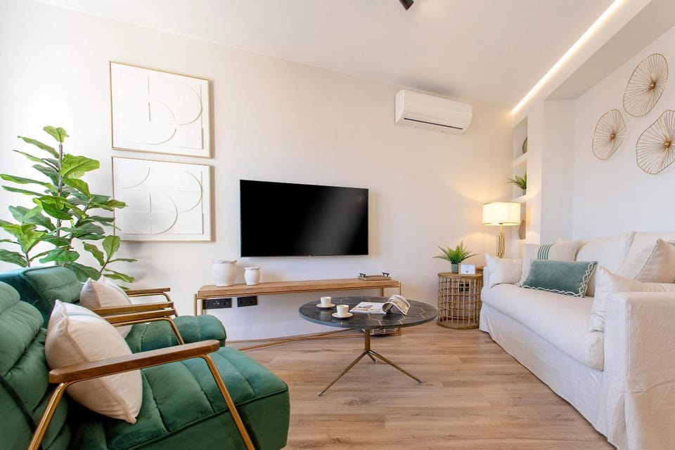 Living room, air conditioner