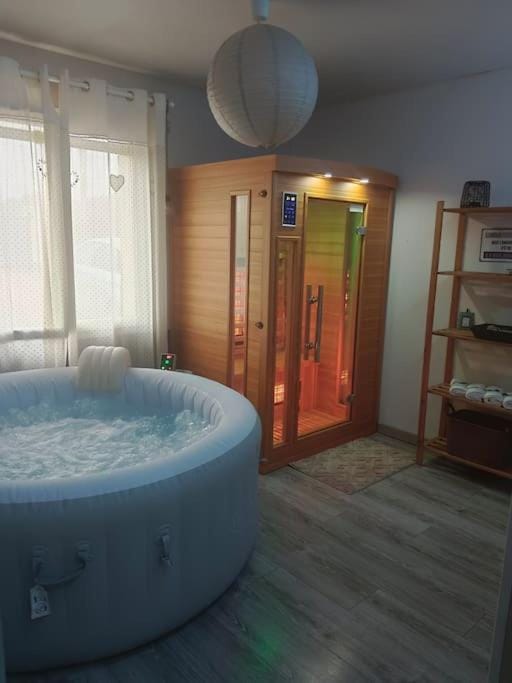 À la villa familiale spa sauna salle de jeux babyfoot fléchettes et autre Villa in Normandy