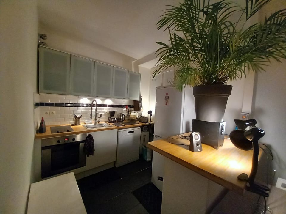 Kitchen or kitchenette, Living room