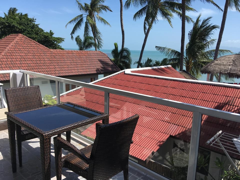 Patio, Balcony/Terrace, Seating area, Sea view