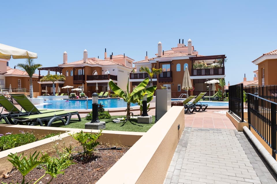 Pool view, sunbed