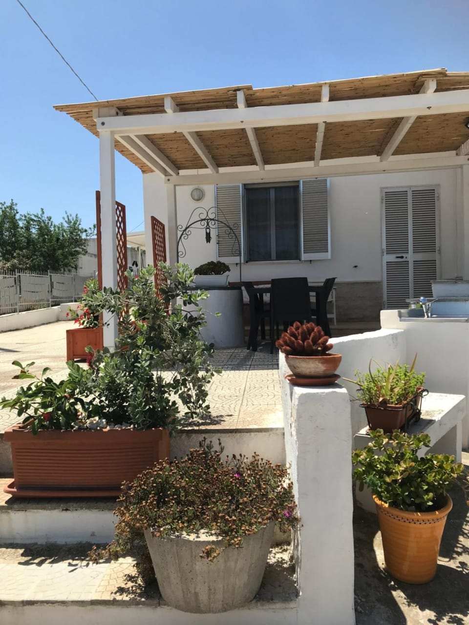 Property building, Patio