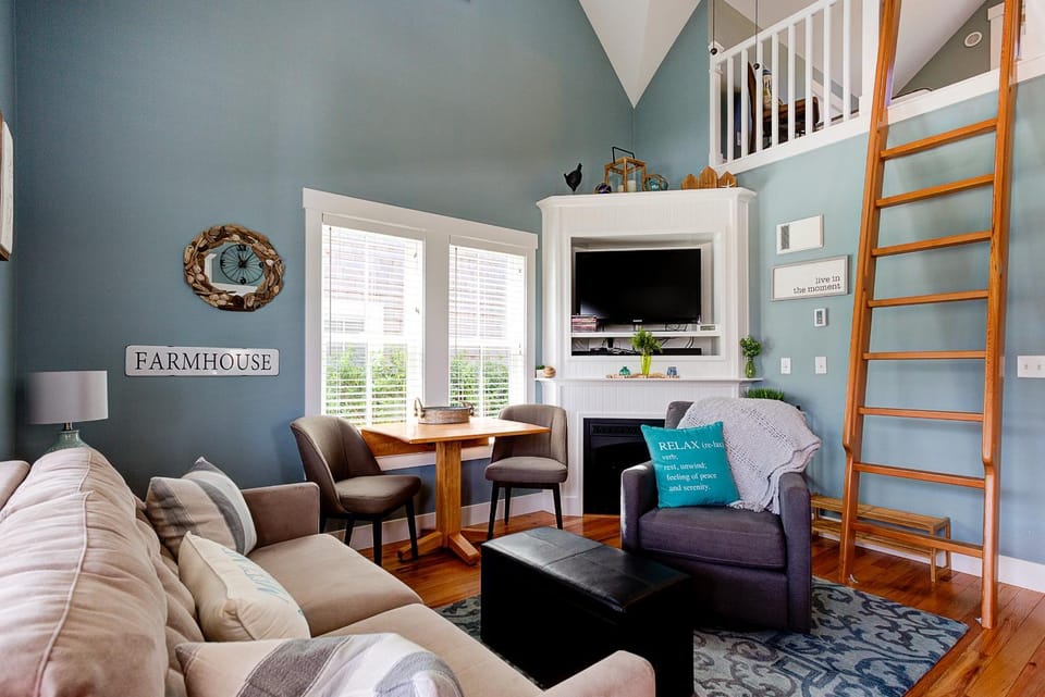 Communal lounge/ TV room, TV and multimedia, Living room, Seating area, Evening entertainment, fireplace