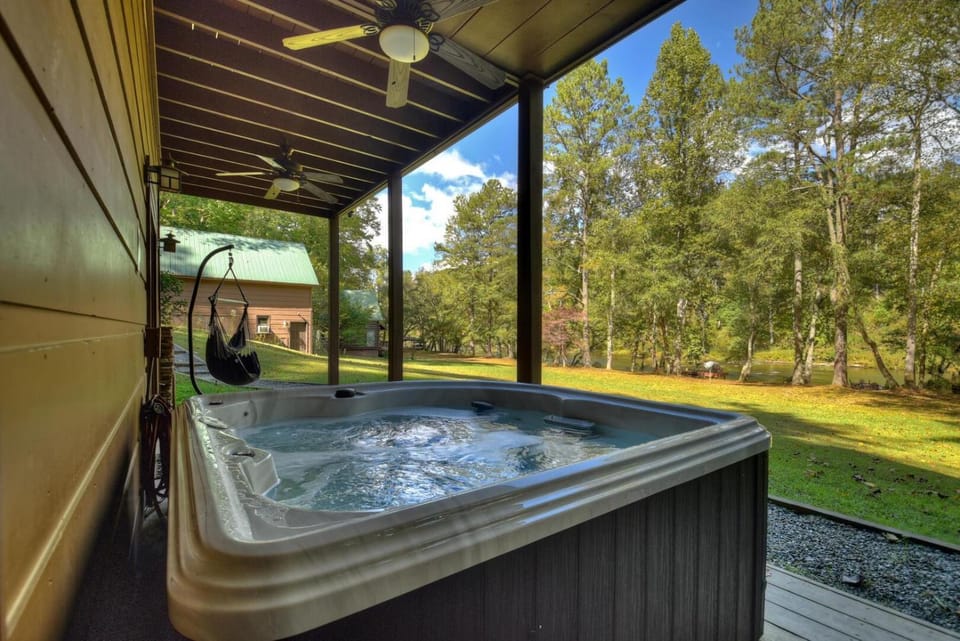 Crescent Moon on the River House in Ellijay