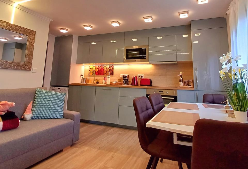 Kitchen or kitchenette, Living room