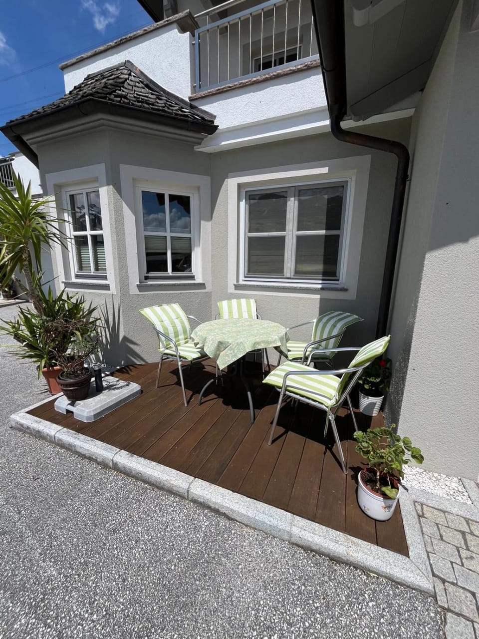 Property building, Garden view